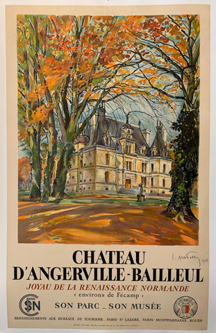 Link to  Château D'Angerville-Bailleul PosterFrance, 1938  Product