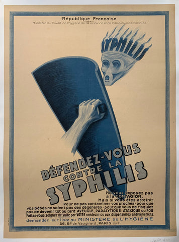Link to  Défendez-Vous Contre la Syphilis PosterFrance, c. 1930  Product