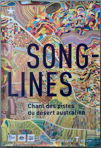 Song-Lines Art Exposition Poster