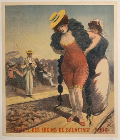 Link to  Societe des Engins de Sauvetage, Paris PosterFrance, c. 1900  Product