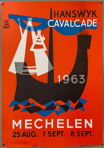 Link to  Hanswyk Cavalcade Mechelen PosterBelgium, 1963  Product