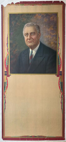 Link to  Franklin D. Roosevelt Calendar PosterUSA c. 1930s  Product