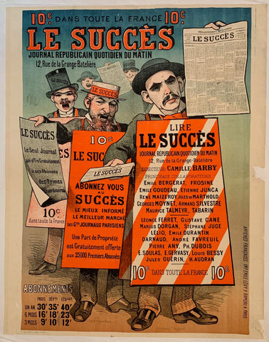 Link to  Le Succès Journal Republicain Quotidien du MatinFrance, C. 1890  Product