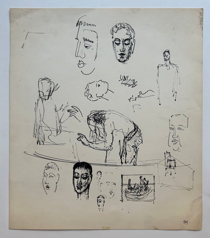 Link to  Observational Sketch, Benoît Gilsoul #26Belgium, c. 1980s  Product