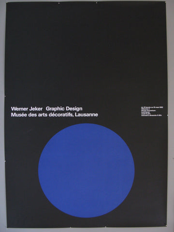 Link to  Werner Jeker Swiss PosterSwitzerland, 1992  Product