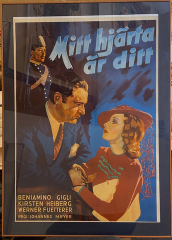 Link to  Mitt Hjärta Är Ditt Framed PosterSweden, 1939  Product