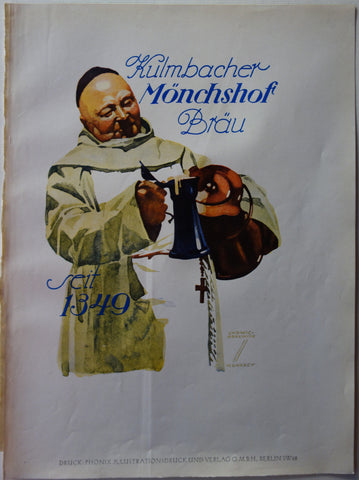 Link to  Kulmbacher Monchshof BrauGermany c. 1926  Product