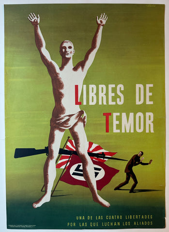 Link to  Libres de Temor PosterUSA, c. 1940s  Product