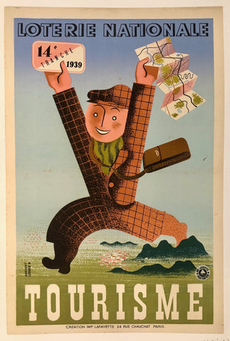 Link to  Tourisme Loterie Nationale PosterFrance, 1939  Product