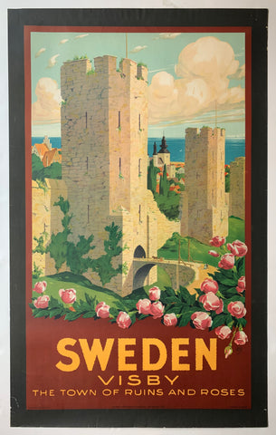 Sweden Visby Travel Poster #1