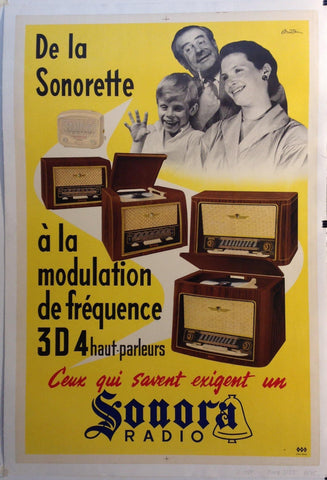 Link to  Sonora Radio - De La SonoretteItaly, C. 1955  Product