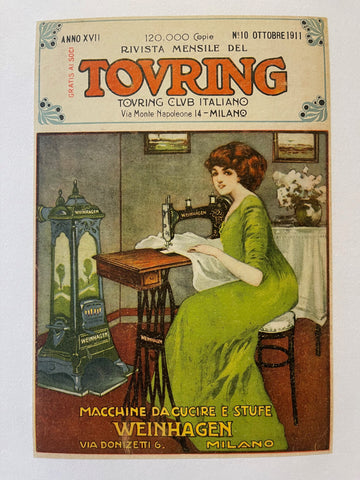 Link to  Weignhagen Sewing Machine PosterItaly, 1911  Product