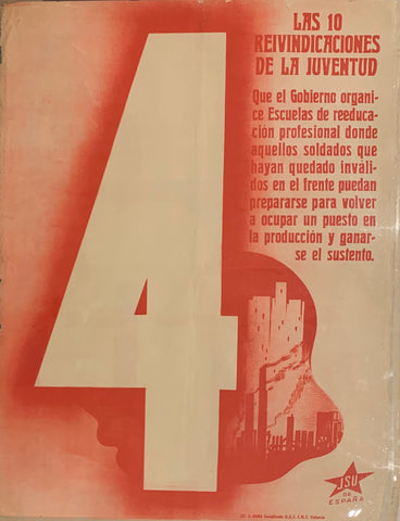 Link to  4/Las 10 Reivindicaciones PosterSpain, 1936  Product