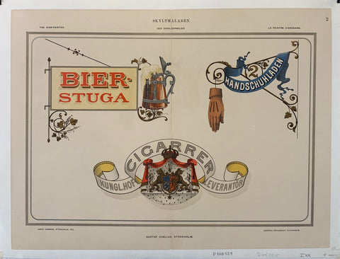 Link to  Skyltmålaren PosterSweden, c. 1910  Product