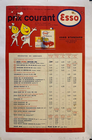 Link to  Prix Courant EssoTransportation Poster, 1953  Product