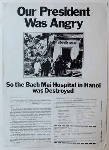 Link to  Bach Mai Hospital Fund PosterUSA, 1973  Product