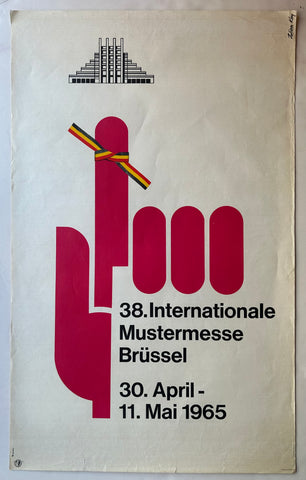 Link to  38 Internationale Mustermesse Brussel Poster #2Belgium, 1965  Product