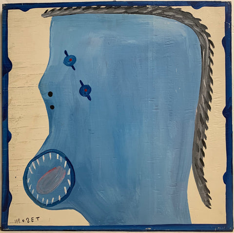 Link to  Blue Self Portrait Mose Tolliver PaintingU.S.A., c. 1995  Product