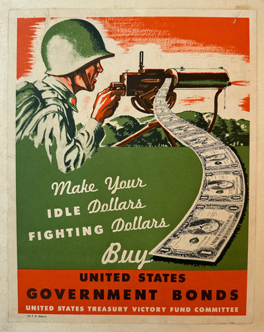 Link to  Make Your Idle Dollars Fighting Dollars PosterUSA, c. 1943  Product