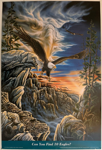 Link to  Can You Find 10 Eagles? PosterNature Poster, 1993  Product