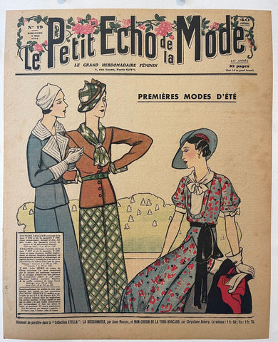 Link to  Le Petit Echo de la Mode PrintFrance, 1933  Product