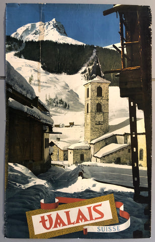 Link to  Valais Suisse PosterSwitzerland, c. 1950  Product