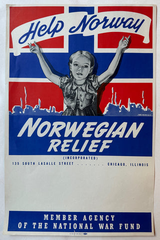 Norwegian Relief Poster