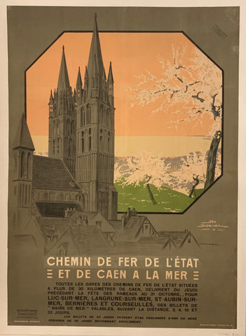Link to  Chemins de Fer de L'Etat Poster ✓France, 1912  Product