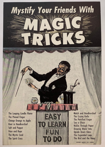 Link to  Exhibit Supply Co. Magic Tricks Print  Product