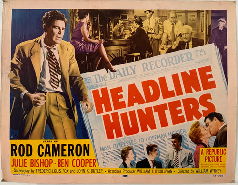 Link to  Headline Hunters PosterU.S.A FILM, 1955  Product