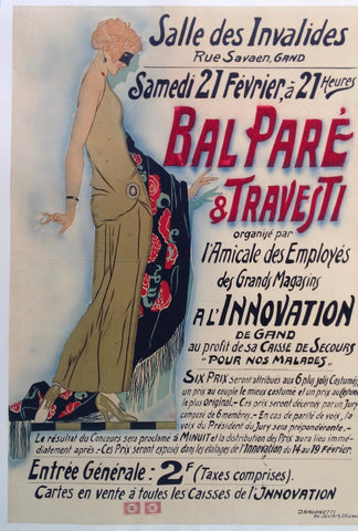 Link to  Bal Pare & Travesti organise par l'Amicale des Employes des Grands Magasins Al'InnovationFrance, C. 1925  Product