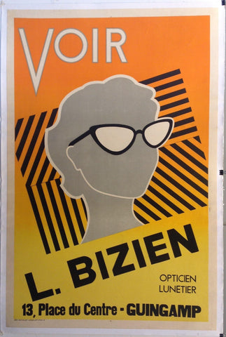 Link to  Voir L. Bizien Opticien LunetierFrance, C. 1960  Product