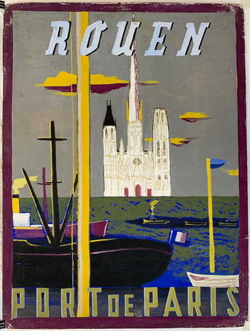 Link to  Rouen Port de ParisFrance, C. 1950  Product
