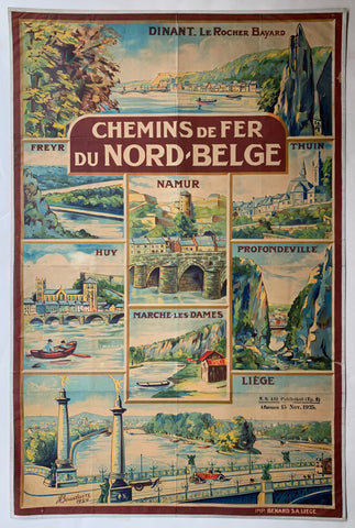 Link to  Chemins de Fer du Nord-Belge PosterBelgium, c. 1924  Product
