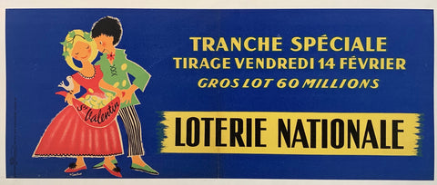 Link to  Loterie Nationale - Valentines DanceFrance, C. 1960  Product