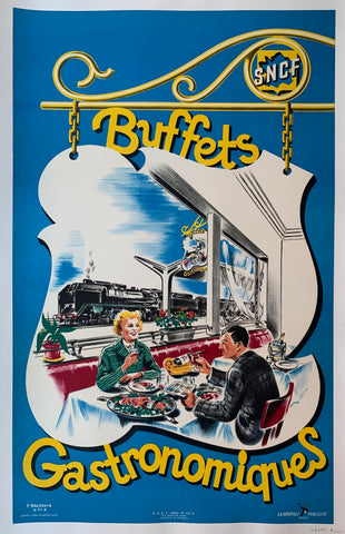 Link to  Buffets Gastronomiques SNCF PosterFrance, c. 1950  Product