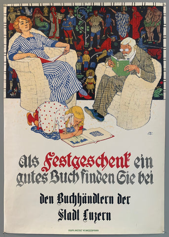 Link to  Luzern Buchhändlern PosterGermany, c. 1940s  Product