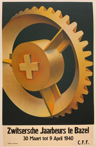 Link to  Zwitserse Jaarbeurs Poster ✓Switzerland, 1940  Product