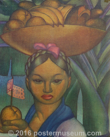 Link to  Woman with basket of fruit-  Product