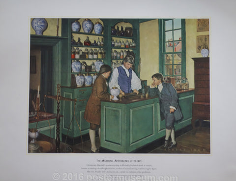 Link to  The Marshall Apothecary (1729-1825)Robert A. Thom 1954  Product