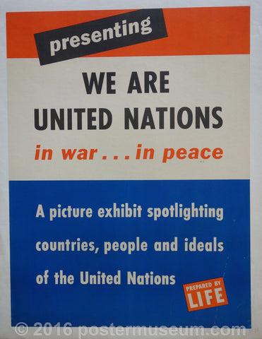 Link to  We Are United Nations in war....in peaceUnited States  Product