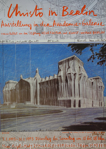 Link to  Christo in Berlin Germany Wrapped Reichstag PosterChristo 1993  Product