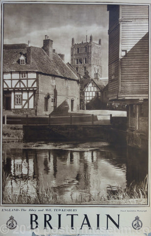 Link to  Britain- ENGLAND- The Abbey and Mill, TEWKESBURYGermany c. 1935  Product