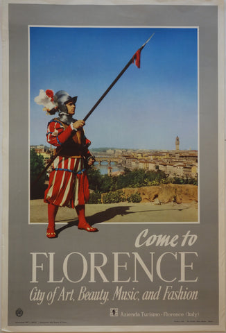 Link to  Come to FlorenceItaly c. 1950  Product