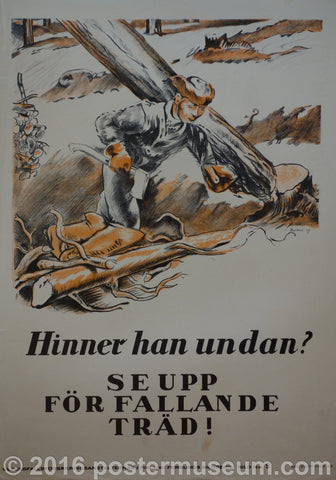 Link to  Hinner han unden? - Watch out for that falling tree  Product