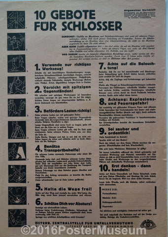 Link to  10 Gebote fur schlosserAustria c. 1935  Product