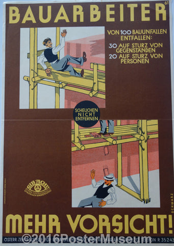Link to  Baurbeiter meh vorsicht!Austria c. 1935  Product