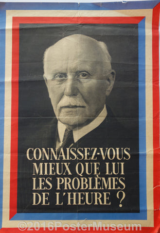 Link to  Connaissez-Vous Mieux Que Lui Les Problemes De L'Heure?France c. 1920  Product