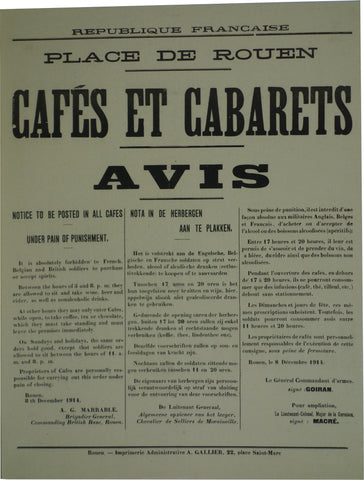 Link to  Cafes Et CabaretsFrance - 1915  Product