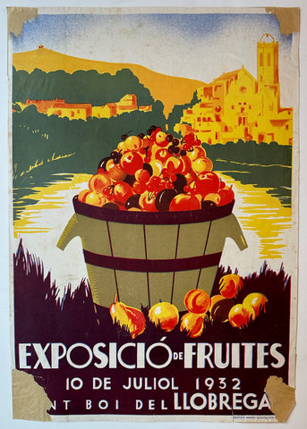 Exposició de Fruites Poster